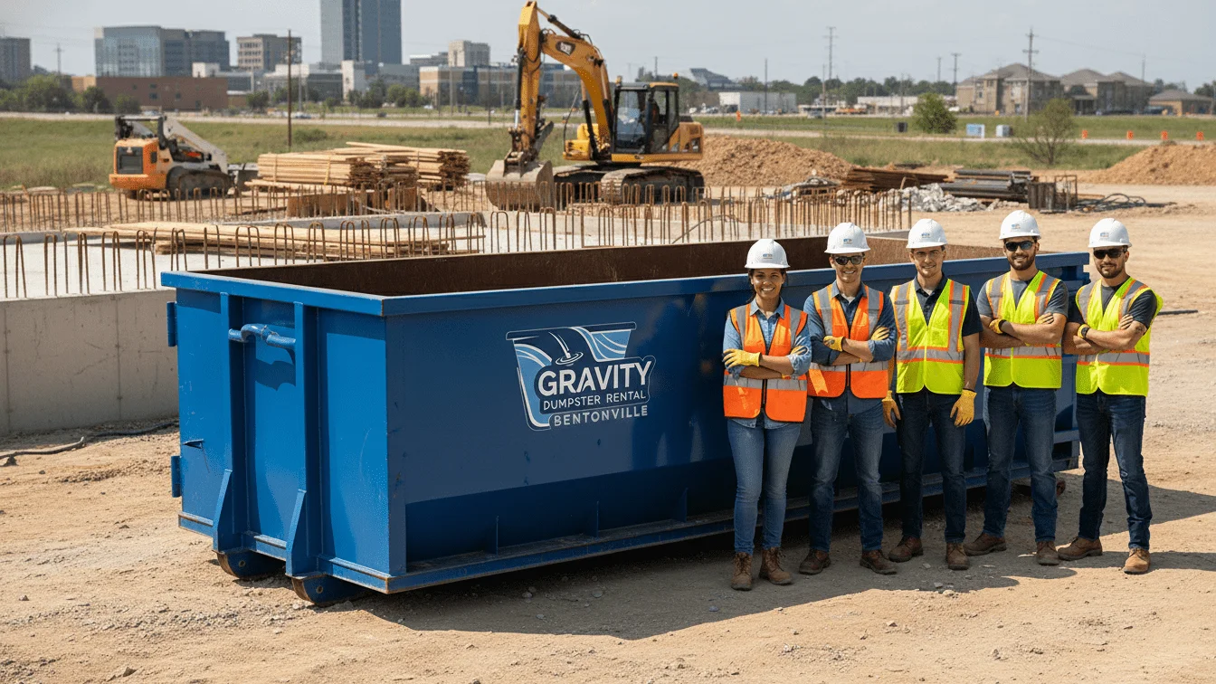 Gravity Dumpster Rental Bentonville Construction Dumpster