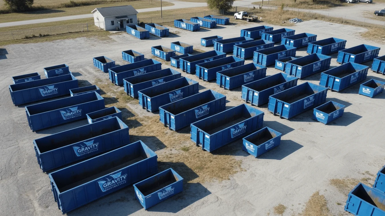 Gravity Dumpster Rental Bentonville Dumpsters Of All Sizes